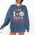 100 Days Of School Dabbing Baseball Hit Student Kids Boys Comfort Colors Sweatshirt Blue Jean