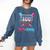100 Days Of School Ice Cream Drip Baseball 100 Days Smarter Comfort Colors Sweatshirt Blue Jean