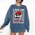 100 Days Of School Retro Baseball Sport For Boys Teachers Comfort Colors Sweatshirt Blue Jean