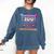100 Drippy Days Of School Baseball For Boy Kids Comfort Colors Sweatshirt Blue Jean