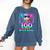 100 Drippy Days Of School Baseball Ice Cream 100th Day Boys Comfort Colors Sweatshirt Blue Jean