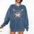 12th Birthday Baseball Bat Ice-Cream Drip 12yrs Old Boy Kid Comfort Colors Sweatshirt Blue Jean