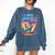I Was 6 Now I'm 7 Baseball Birthday Boy For Teens Kids Comfort Colors Sweatshirt Blue Jean