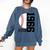 60th Birthday Baseball Limited Edition 1966 Comfort Colors Sweatshirt Blue Jean