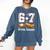 67 13 Year Old Official Teenager Baseball Boy 13th Birthday Comfort Colors Sweatshirt Blue Jean