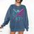 67 Baseball Drip Six Seven Gen Alpha Slag Comfort Colors Sweatshirt Blue Jean