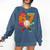 67 Ice Cream Drip Baseball Number 67 Player 67th Birthday Comfort Colors Sweatshirt Blue Jean