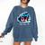 67 Meme Slang Baseball Glove Drip Ice Cream Six Seven 6 7 Comfort Colors Sweatshirt Blue Jean