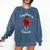 African American Baseball Mom Sagittarius Queen Zodiac Sign Comfort Colors Sweatshirt Blue Jean