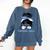 Argentina Baseball Mom Messy Bun Comfort Colors Sweatshirt Blue Jean Argentina Baseball Mom Messy Bun Comfort Colors Sweatshirt Blue Jean