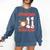 Awesome Since 2015 11 Year Old Boys Bday Baseball Theme Comfort Colors Sweatshirt Blue Jean
