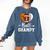 Ball Grampy Basketball Football Baseball Player Comfort Colors Sweatshirt Blue Jean