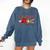 Ball Mom I'm A Baseball Mom Baseball Mom Comfort Colors Sweatshirt Blue Jean
