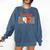 Baller Mom Leopard Basketball Baseball Mom Comfort Colors Sweatshirt Blue Jean