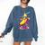 Banana With Baseball Bat Street Baseball Drip Comfort Colors Sweatshirt Blue Jean