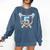 Baseball 5 Year Old Ice Cream Drip 5th Birthday Boy Number 5 Comfort Colors Sweatshirt Blue Jean