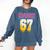 Baseball 6 7 Ice Cream Drip Number 67 Six Seven Meme Comfort Colors Sweatshirt Blue Jean