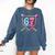 Baseball 67 Ice Cream Drip Six Seven Meme Boy Girl Kid Comfort Colors Sweatshirt Blue Jean Baseball 67 Ice Cream Drip Six Seven Meme Boy Girl Kid Comfort Colors Sweatshirt Blue Jean