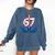 Baseball 67 Six Seven Gen Alpha Meme Drip Comfort Colors Sweatshirt Blue Jean Baseball 67 Six Seven Gen Alpha Meme Drip Comfort Colors Sweatshirt Blue Jean