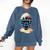 Baseball Catcher Mask Ice Cream Dripping Baseball Boy Youth Comfort Colors Sweatshirt Blue Jean
