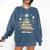 Baseball Christmas Tree Lights Comfort Colors Sweatshirt Blue Jean Baseball Christmas Tree Lights Comfort Colors Sweatshirt Blue Jean