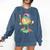 Baseball Drip For Boys Ice Cream Drip Baseball Sport Comfort Colors Sweatshirt Blue Jean