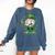 Baseball Drip For Boys Ice Cream Drip Youth St Patricks Day Comfort Colors Sweatshirt Blue Jean