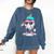 Baseball Drip Ice Cream Lifestyle Sprinkless Boy Kid Comfort Colors Sweatshirt Blue Jean