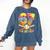 Baseball Drip Ice Cream Number 67 Player Lifestyle Comfort Colors Sweatshirt Blue Jean