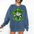 Baseball Drip Icecream Apparel Youth Boy St Patrick Day Comfort Colors Sweatshirt Blue Jean