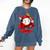 Baseball Drip Icecream Youth Boy Valentine Comfort Colors Sweatshirt Blue Jean