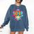 Baseball Drip Jersey Number 1 For Players & 1th Birthday Comfort Colors Sweatshirt Blue Jean