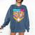 Baseball Drip Number 67 Ice Cream Home Plate Drip Comfort Colors Sweatshirt Blue Jean