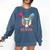 Baseball Drip Number 67 Player 6-7 Six Seven Meme Gen Alpha Comfort Colors Sweatshirt Blue Jean