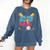 Baseball Drip Number 67 Player 67th Birthday Meme Gen Alpha Comfort Colors Sweatshirt Blue Jean