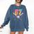 Baseball Drip Number 67 Player Comfort Colors Sweatshirt Blue Jean Baseball Drip Number 67 Player Comfort Colors Sweatshirt Blue Jean
