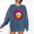 Baseball Drip Pink Glove Respect The Drip Youth Boys Girls Comfort Colors Sweatshirt Blue Jean