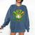 Baseball Drip St Patricks Day Boys Baseball St Patricks Day Comfort Colors Sweatshirt Blue Jean