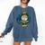 Baseball Drip Team For Boys Ice Cream Cool Comfort Colors Sweatshirt Blue Jean