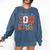 Baseball Football Basketball I Survived 100 Days Of School Comfort Colors Sweatshirt Blue Jean