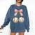 Baseball Girls Women Coquette Pink Bow Baseball Comfort Colors Sweatshirt Blue Jean Baseball Girls Women Coquette Pink Bow Baseball Comfort Colors Sweatshirt Blue Jean