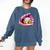 Baseball Glove Drip Shirt Ice Cream Dripping Girls Pocket Premium Comfort Colors Sweatshirt Blue Jean