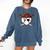 Baseball Heart Pirate Hat Crossed Swords Men Boys Kids Youth Comfort Colors Sweatshirt Blue Jean Baseball Heart Pirate Hat Crossed Swords Men Boys Kids Youth Comfort Colors Sweatshirt Blue Jean