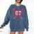 Baseball Ice Cream Drip Number 67 Meme Valentine Couple Love Comfort Colors Sweatshirt Blue Jean Baseball Ice Cream Drip Number 67 Meme Valentine Couple Love Comfort Colors Sweatshirt Blue Jean