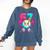 Baseball Ice Cream Drip Number 67 Six Seven Meme 67 Comfort Colors Sweatshirt Blue Jean