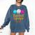Baseball Lifestyle Baseball Drip Icecream Comfort Colors Sweatshirt Blue Jean