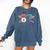 Baseball Lover Drip Number 67 Player 67th Birthday Meme Comfort Colors Sweatshirt Blue Jean