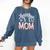 Baseball Mom Cute Baseball Mama Proud Senior Baseball Player Premium Comfort Colors Sweatshirt Blue Jean