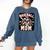 Baseball Mom Dog Mother's In My Baseball Mom Era Comfort Colors Sweatshirt Blue Jean