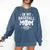 In My Baseball Mom Era Cool Mommy Comfort Colors Sweatshirt Blue Jean